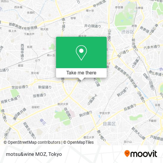 motsu&wine MOZ map