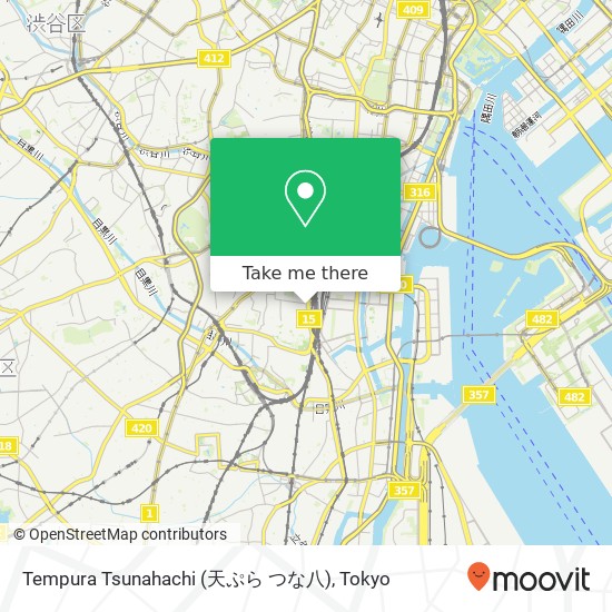 Tempura Tsunahachi (天ぷら つな八) map