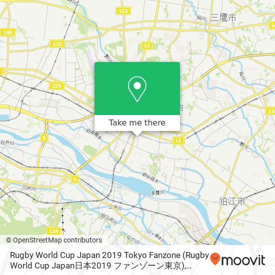 Rugby World Cup Japan 2019 Tokyo Fanzone (Rugby World Cup Japan日本2019 ファンゾーン東京) map