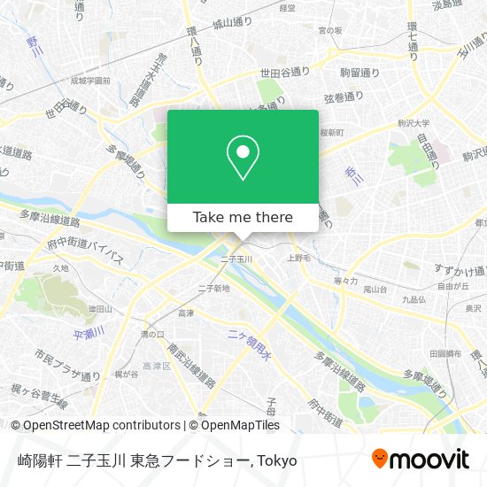 崎陽軒  二子玉川 東急フードショー map