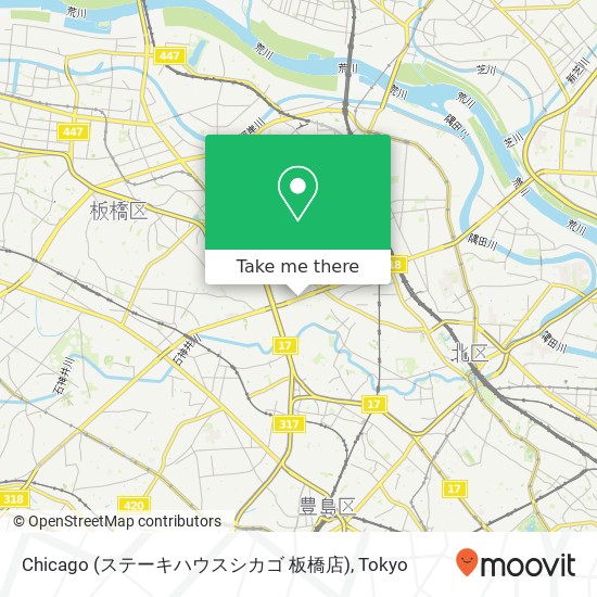 Chicago (ステーキハウスシカゴ 板橋店) map