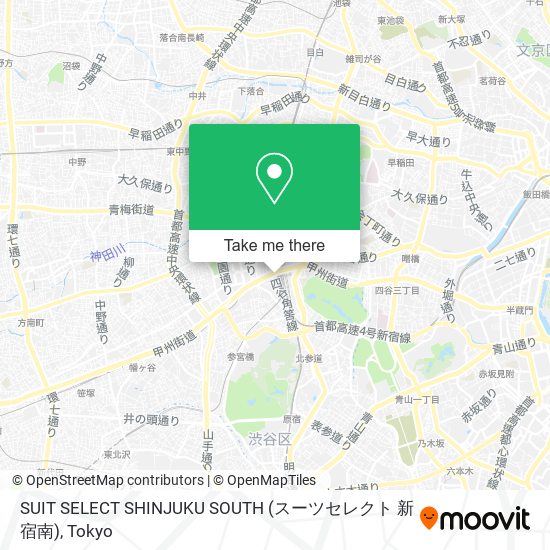 SUIT SELECT SHINJUKU SOUTH (スーツセレクト 新宿南) map