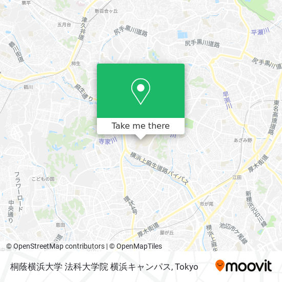 桐蔭横浜大学 法科大学院 横浜キャンパス map