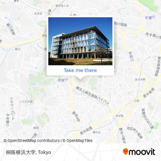 桐蔭横浜大学 map