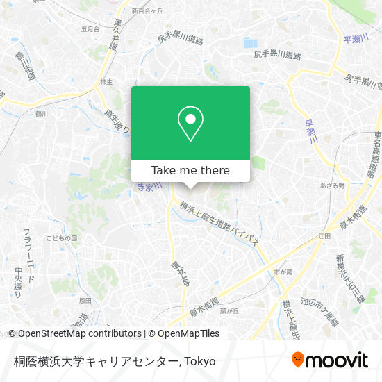 桐蔭横浜大学キャリアセンター map