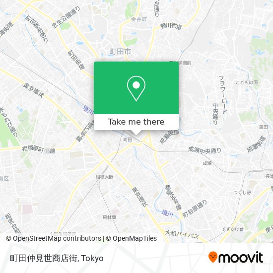 町田仲見世商店街 map