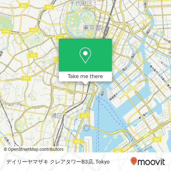 デイリーヤマザキ クレアタワーB3店 map