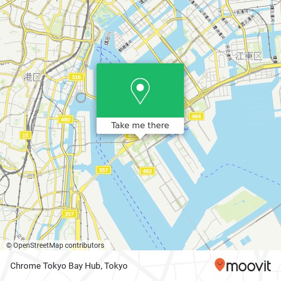 Chrome Tokyo Bay Hub map