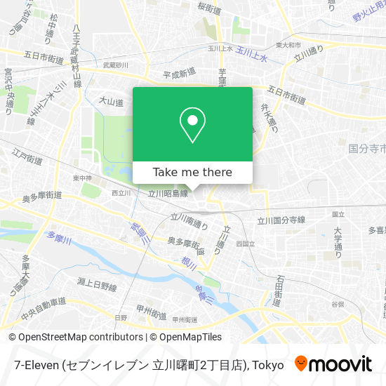 7-Eleven (セブンイレブン 立川曙町2丁目店) map