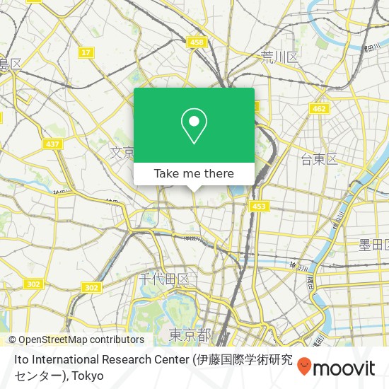 Ito International Research Center (伊藤国際学術研究センター) map