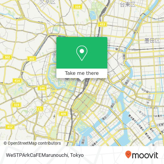 WeSTPArkCaFEMarunouchi map