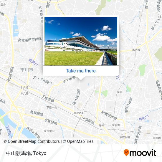 中山競馬場 map