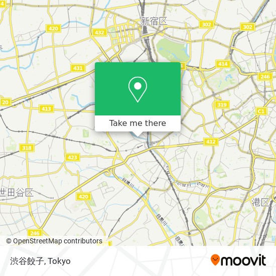 渋谷餃子 map