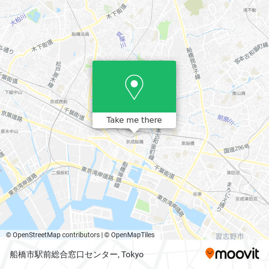 船橋市駅前総合窓口センター map