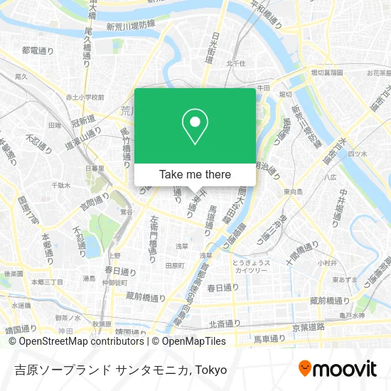 吉原ソープランド サンタモニカ map
