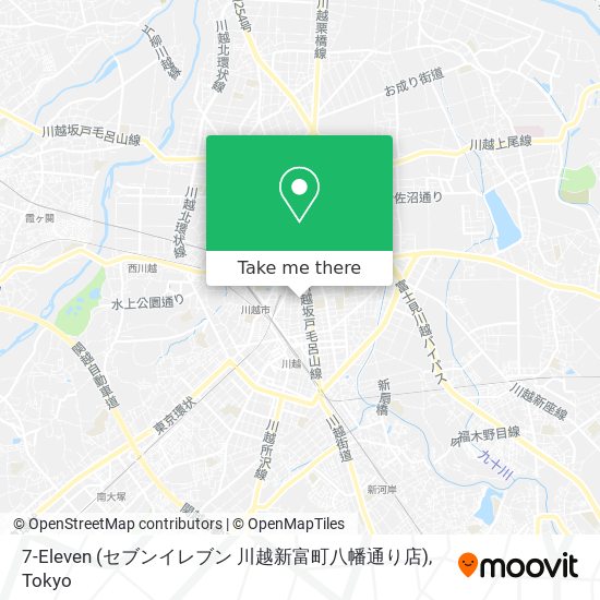 7-Eleven (セブンイレブン 川越新富町八幡通り店) map