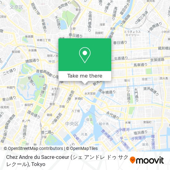 Chez Andre du Sacre-coeur (シェ アンドレ ドゥ サクレクール) map
