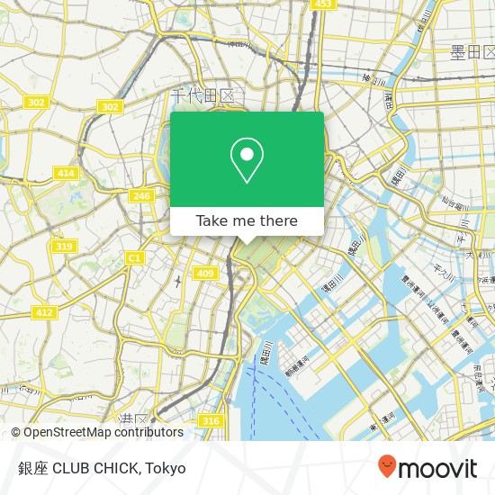 銀座 CLUB CHICK map