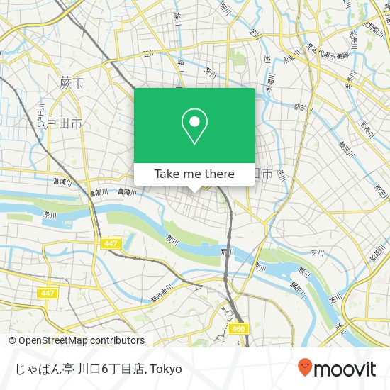 じゃぱん亭 川口6丁目店 map