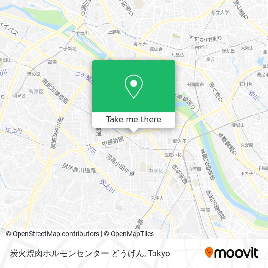 炭火焼肉ホルモンセンター どうげん map