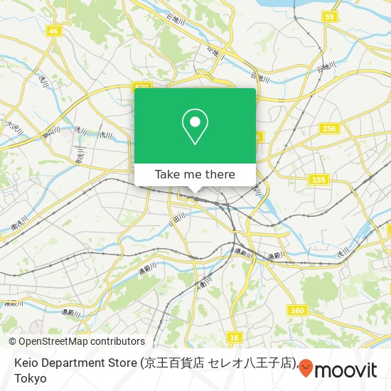 Keio Department Store (京王百貨店 セレオ八王子店) map