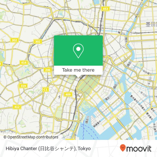 Hibiya Chanter (日比谷シャンテ) map