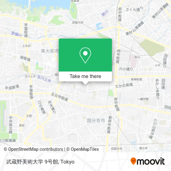 武蔵野美術大学 9号館 map