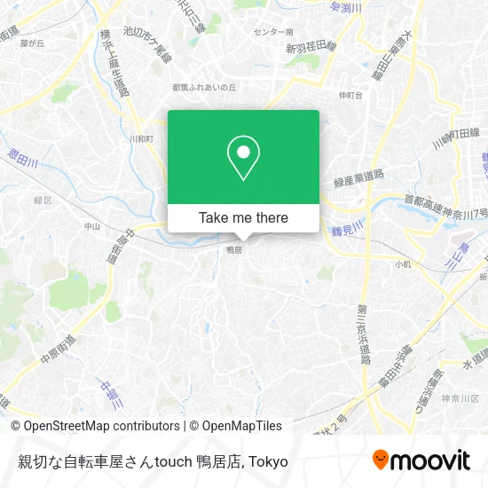 親切な自転車屋さんtouch 鴨居店 map