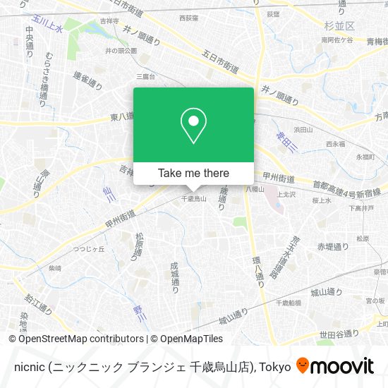 nicnic (ニックニック ブランジェ 千歳烏山店) map