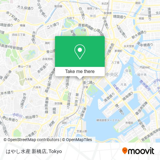 はやし水産 新橋店 map