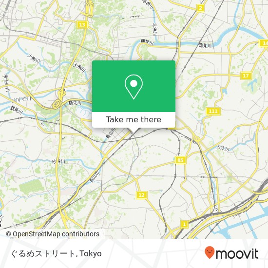 ぐるめストリート map