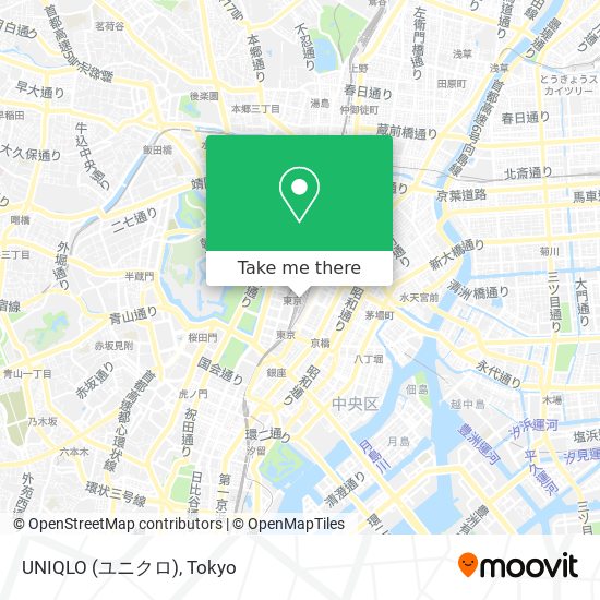 UNIQLO (ユニクロ) map