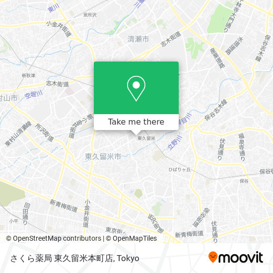 さくら薬局 東久留米本町店 map