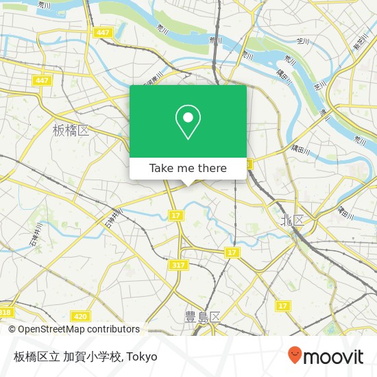 板橋区立 加賀小学校 map