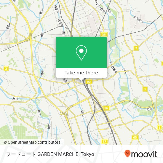 フードコート GARDEN MARCHE map