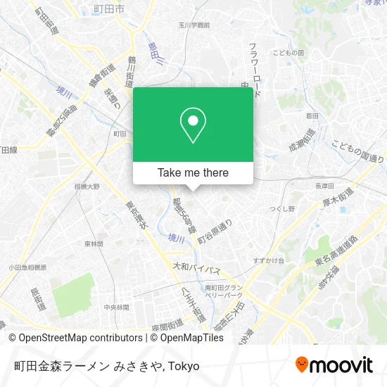 町田金森ラーメン みさきや map