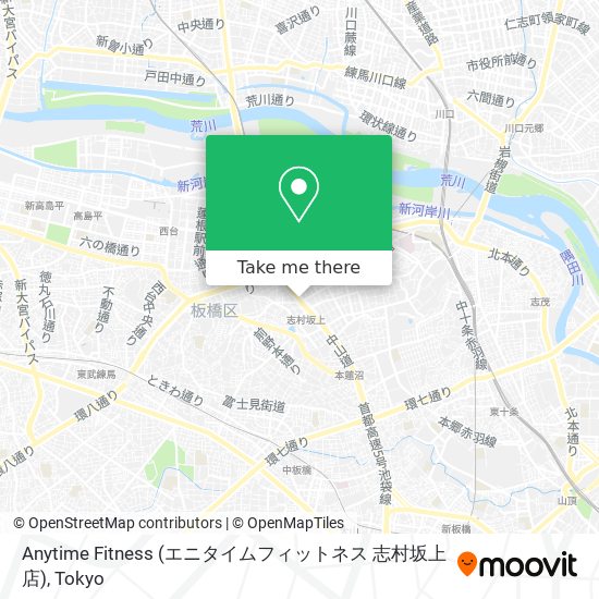 Anytime Fitness (エニタイムフィットネス 志村坂上店) map