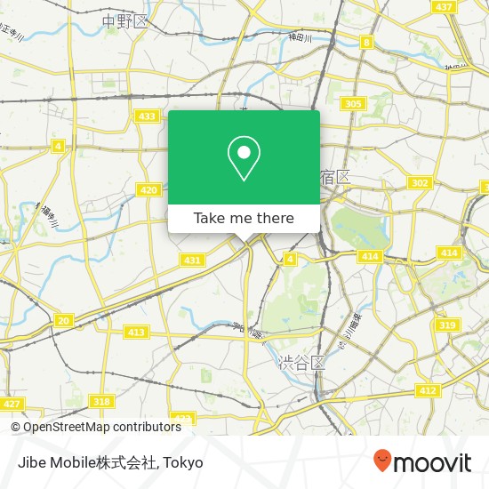 Jibe Mobile株式会社 map