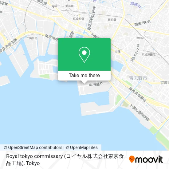 Royal tokyo commissary (ロイヤル株式会社東京食品工場) map