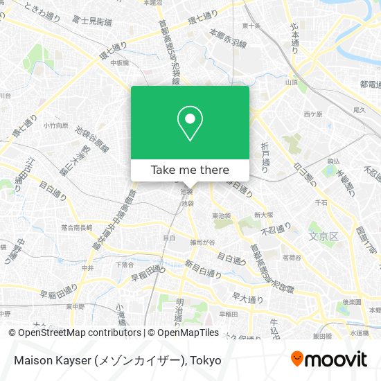 How To Get To Maison Kayser メゾンカイザー In 豊島区 By Bus Or Metro
