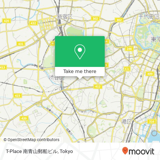 T-Place 南青山郵船ビル map