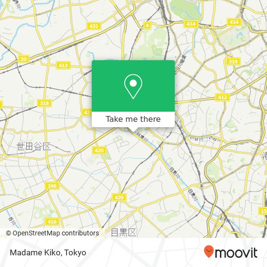 Madame Kiko map