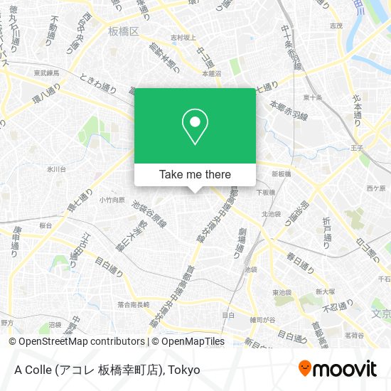 A Colle (アコレ 板橋幸町店) map