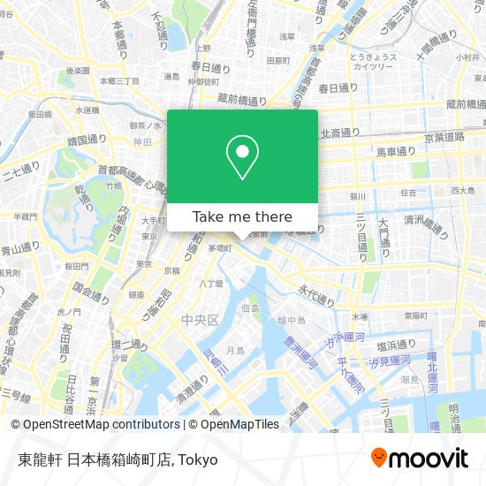 東龍軒 日本橋箱崎町店 map