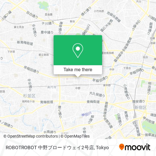 ROBOTROBOT 中野ブロードウェイ2号店 map