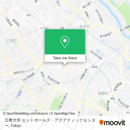 立教大学 セントポールズ・アクアティックセンター map
