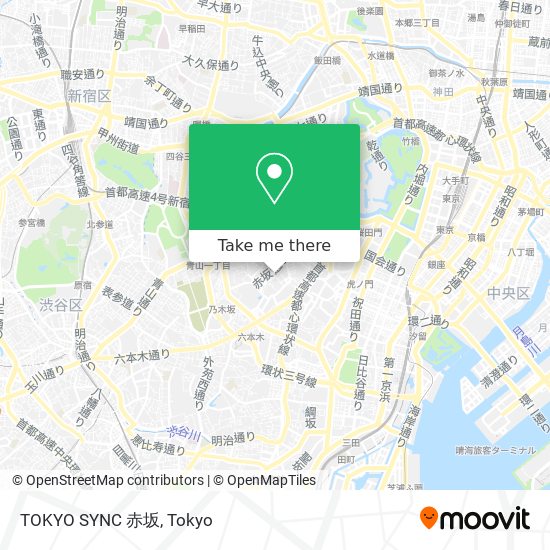 TOKYO SYNC 赤坂 map