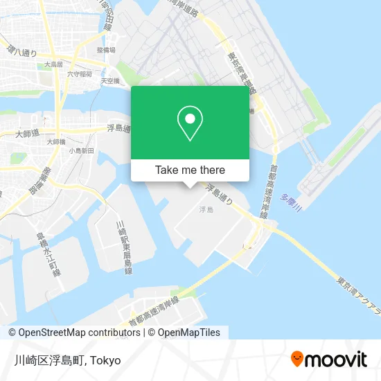 川崎区浮島町 map