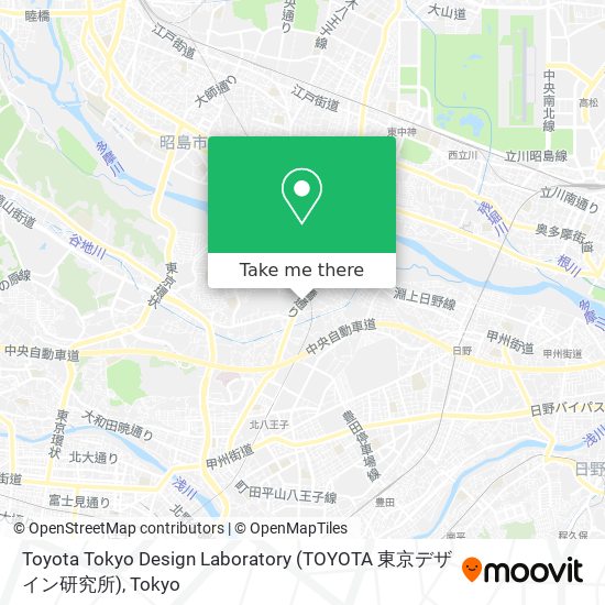 Toyota Tokyo Design Laboratory (TOYOTA 東京デザイン研究所) map