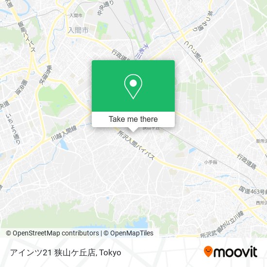 アインツ21 狭山ケ丘店 map